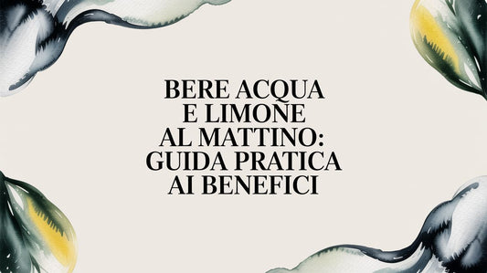 Bere Acqua e Limone al Mattino: A Practical Guide to the Benefits