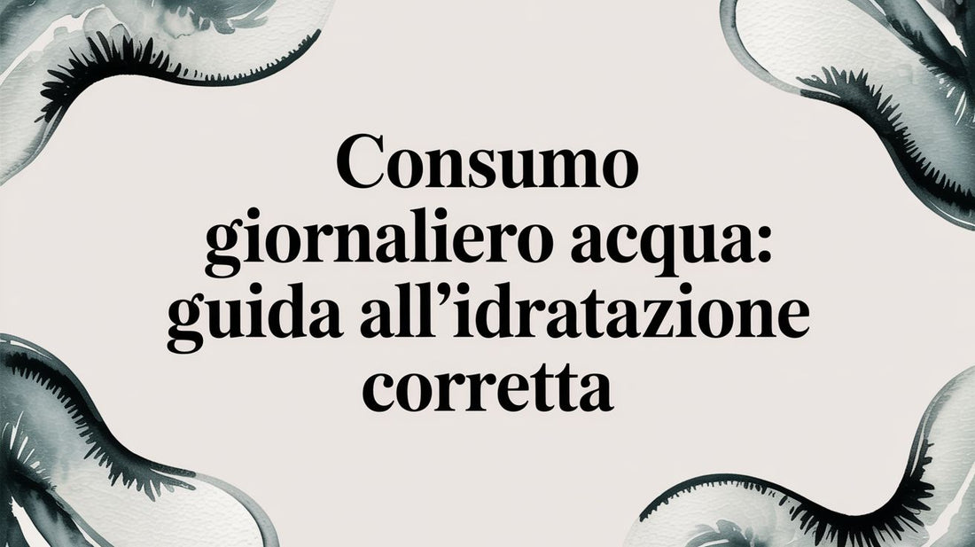 consumo giornaliero acqua – Practical Guide to Proper Hydration