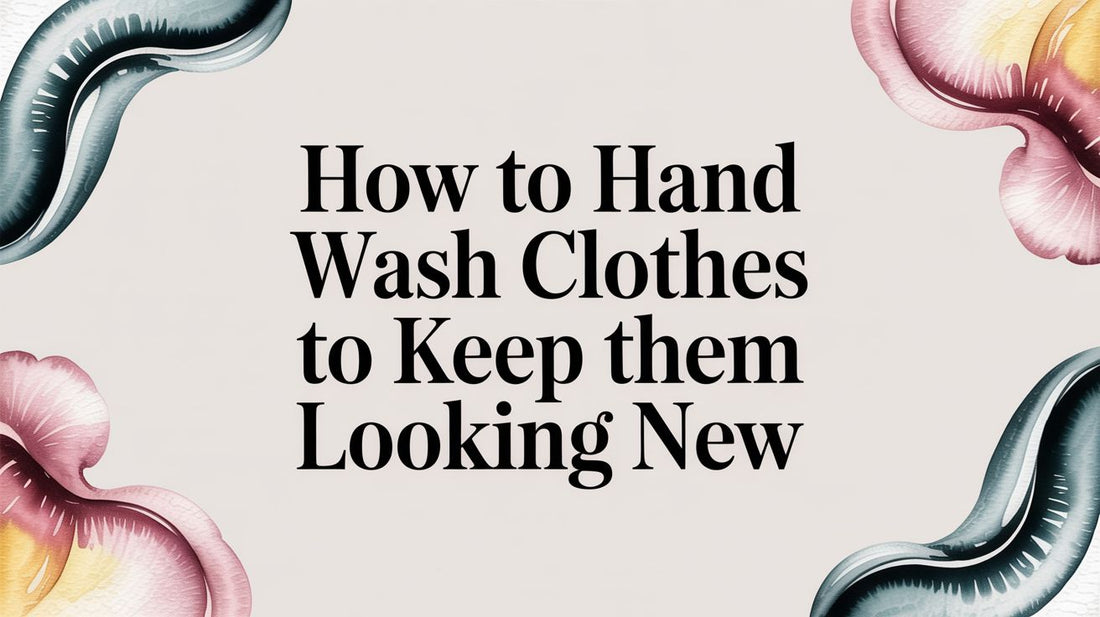 How to Hand Wash Clothes to Keep Them Looking New