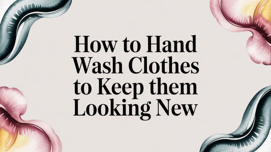 How to Hand Wash Clothes to Keep Them Looking New