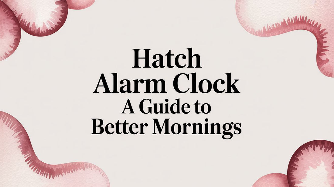 Hatch Alarm Clock A Guide to Better Mornings