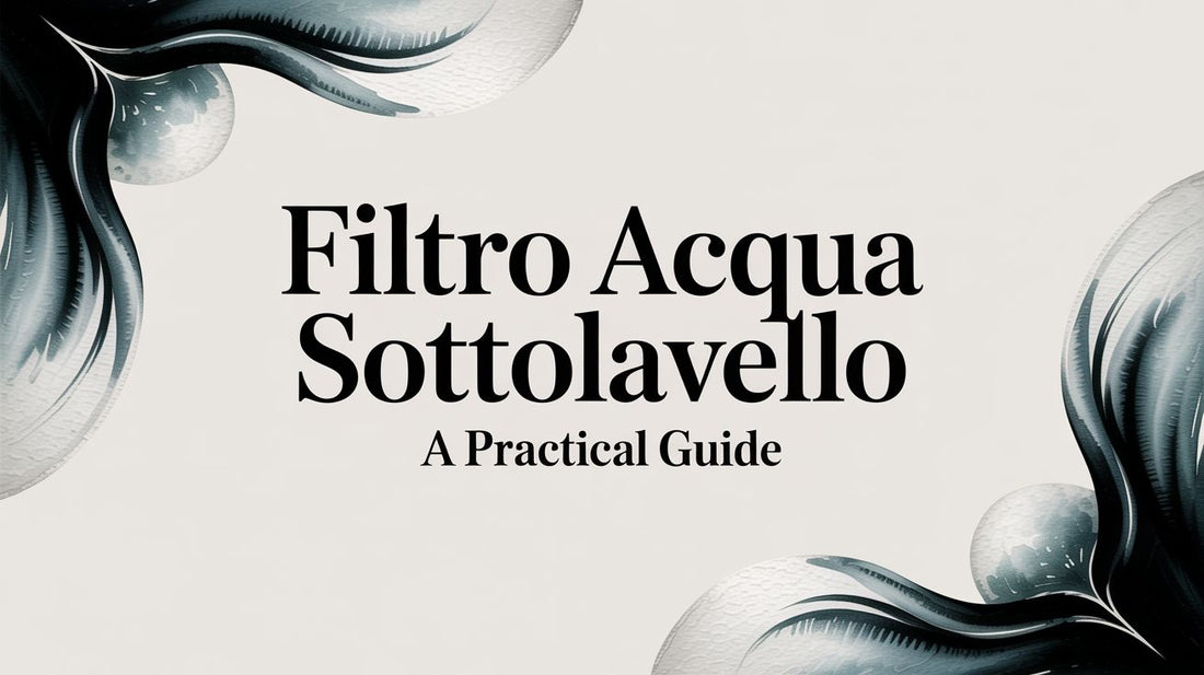Filtro Acqua Sottolavello: Your Practical Guide to Better Water