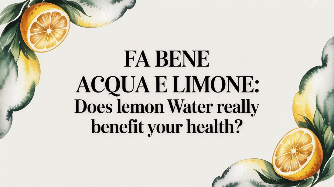 Is Lemon Water Good for You? A Practical Guide to "Acqua e Limone"
