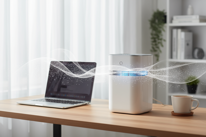 Compact Desktop Air Purifier - Breathe Clean Air at Your Desk